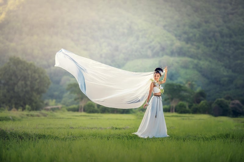 Outdoor wedding in nature